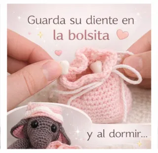 Amigurumi Ratoncito Pérez Peluche Tejido