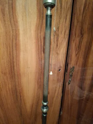 Pie de lámpara vintage metal