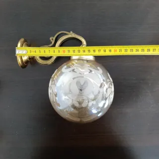 Aplique pared vintage dorado