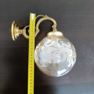 Aplique pared vintage dorado