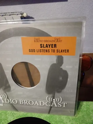 Vinilo Slayer Radio Broadcast God Listens To