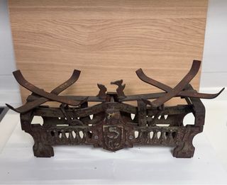 Balanza de peso antigua de hierro 5 kg