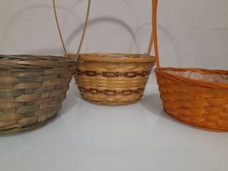 Cestas Mimbre con asa