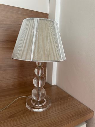 Pantallas de lámpara plateadas