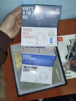 Auriculares JBL Tune 760NC Negro/Gris