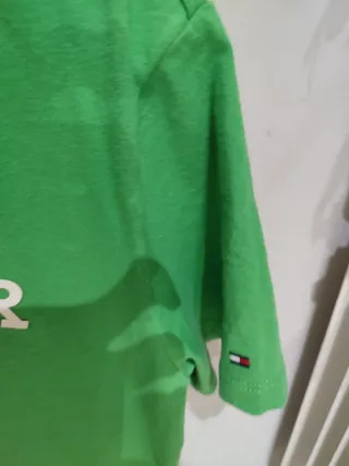 Camiseta Tommy Hilfiger verde niño