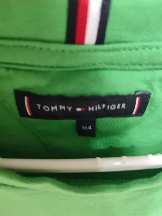 Camiseta Tommy Hilfiger verde niño