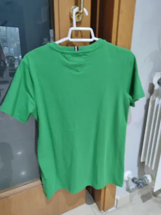 Camiseta Tommy Hilfiger verde niño