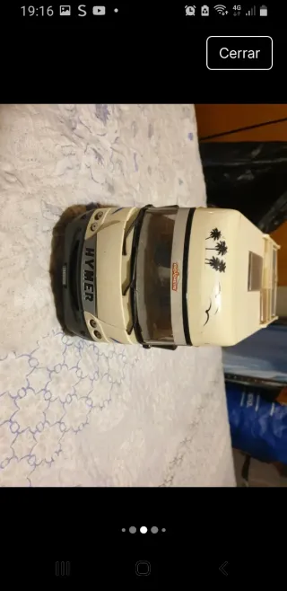 Autocaravana Hymer Majorette Juguete