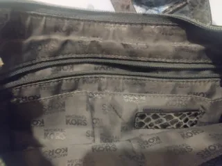 Bolso Michael Kors Piel Gris Serpiente