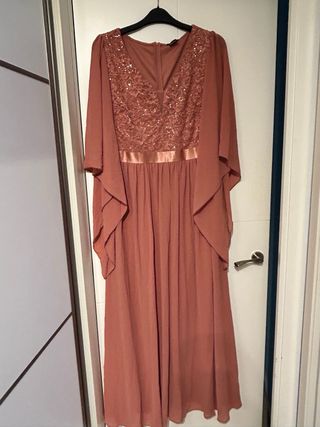 Vestido rosa palo MUSOL