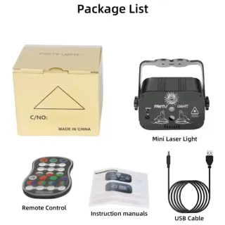 Miniproyector Láser Fiesta con Mando