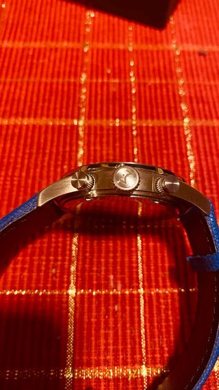 Reloj Morphic Cronógrafo Azul y Plateado