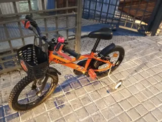 Bicicleta Infantil Btwin 16 Naranja