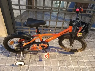 Bicicleta Infantil Btwin 16 Naranja