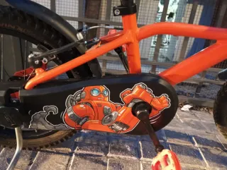 Bicicleta Infantil Btwin 16 Naranja