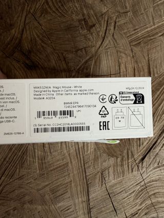 Caixa Original Apple Magic Mouse USB-C