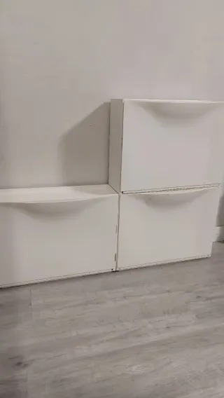 Zapatero Plástico Blanco Ikea