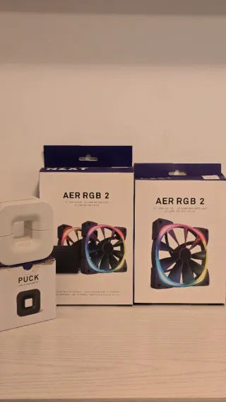 Kit 3 Ventole NZXT RGB + Controller + Stand Cuffie