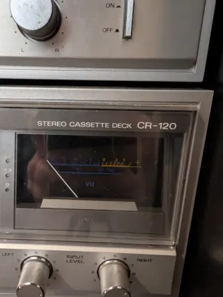 Cadena Hi-Fi Fisher CA-120 CR-120 FM-120L MT6115