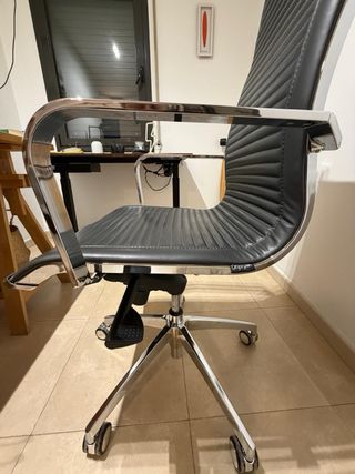 Silla de oficina Ofiprix  gris petróleo