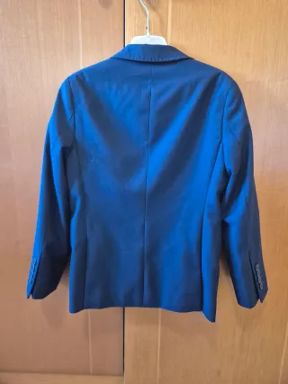 Traje lana niño azul Talla 8