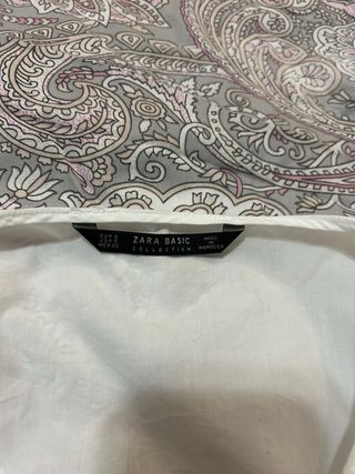 Camisa Zara Volantes Blanca Talla S