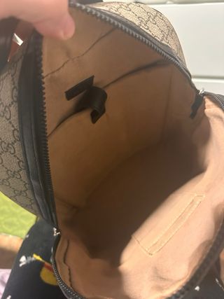 Mochila Gucci Beige y Marrón