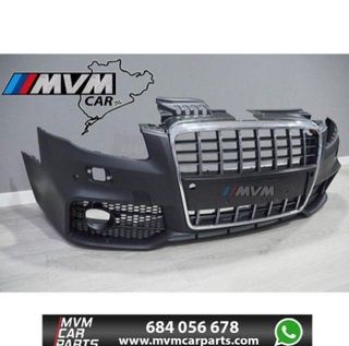 Paragolpes delantero Audi A4 B7 look S4 con parril