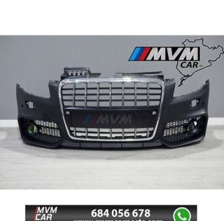 Paragolpes delantero Audi A4 B7 look S4 con parril