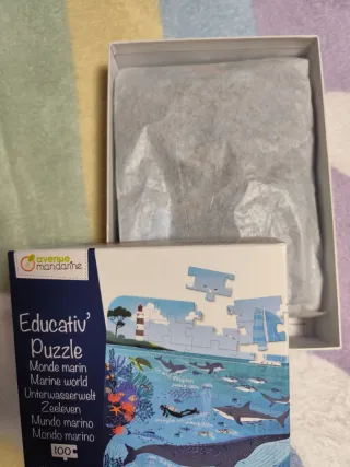 Puzzle Educativo Mundo Marino 100 Piezas