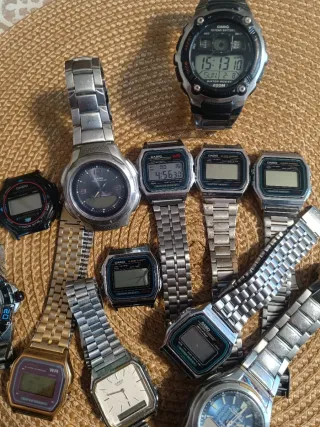 Lote de relojes casio