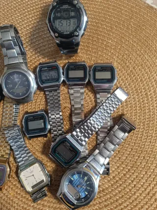 Lote de relojes casio