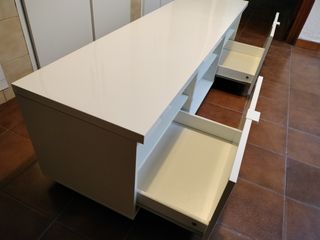 Mueble TV IKEA BYAS Blanco
