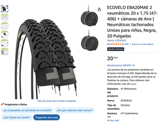 Bicicleta Plegable Twenty + Accesorios