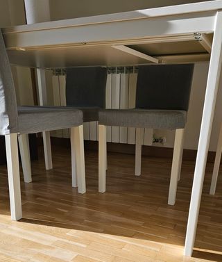 Mesa extensible VANGSTA y 4 Sillas KÄTTIL
