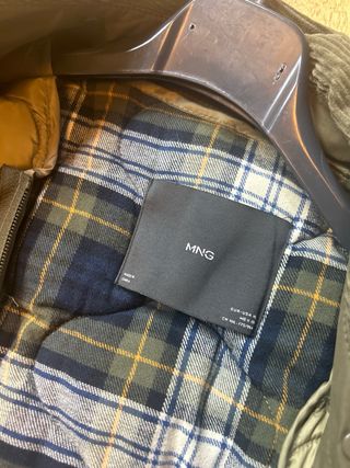 Anorak Mango Verde Oliva