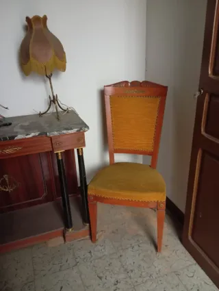 Recibidor antiguo (incluye espejo,lampara y silla)