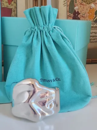 Brazalete Tiffany • Elsa Peretti • Plata de Ley