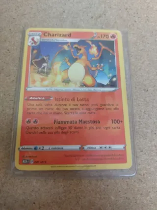Carta Pokemon Charizard Fase 2 170 HP
