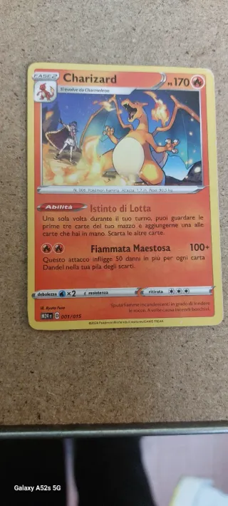 Carta Pokemon Charizard Fase 2 170 HP
