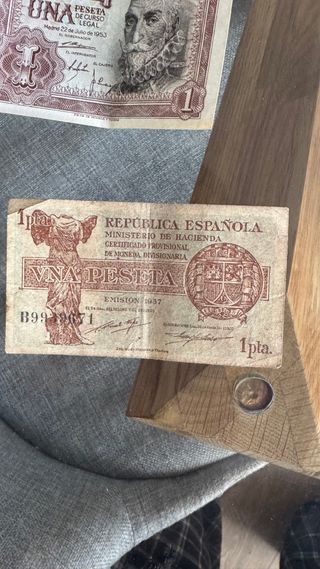 Lote Billetes Antiguos Pesetas Españolas