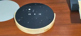 Lámpara LED Metal y Madera