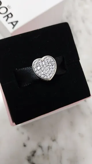 Pandora Reflexions Charm Corazón Brillante