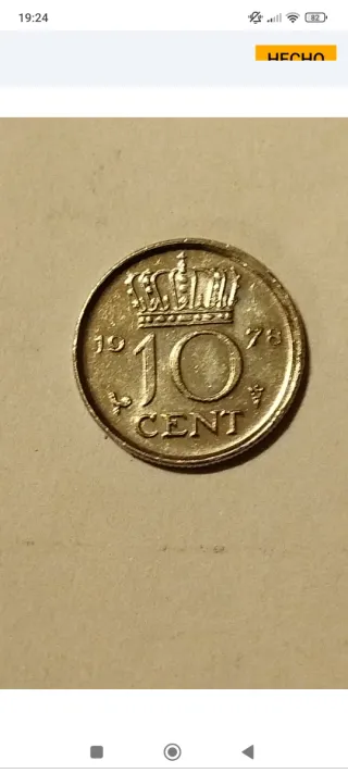 16 monedas 10 céntimos Holanda Reina Juliana