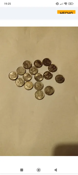 16 monedas 10 céntimos Holanda Reina Juliana