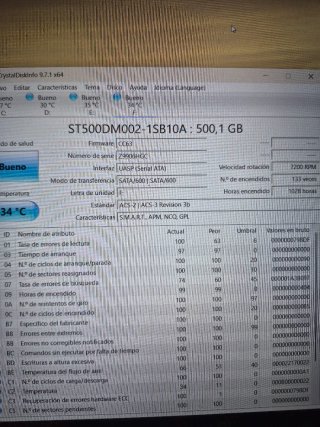 8 Disco Duro Seagate Barracuda 500GB ST500DM002