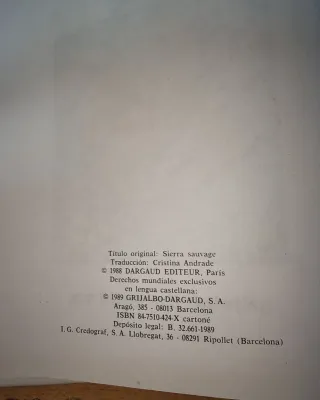 Lote de cómic Dargaud presenta Durango de Grijalbo