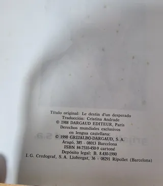 Lote de cómic Dargaud presenta Durango de Grijalbo