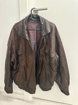 chaqueta de cuero vintage